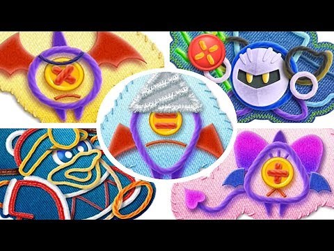 Kirby's Extra Epic Yarn - All Bosses (Devilish Mode)