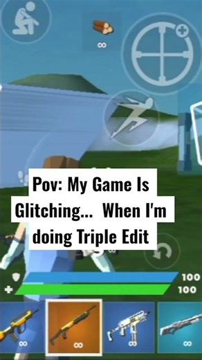 My Game Is Glitching... When I'm doing Triple Edit! #shorts