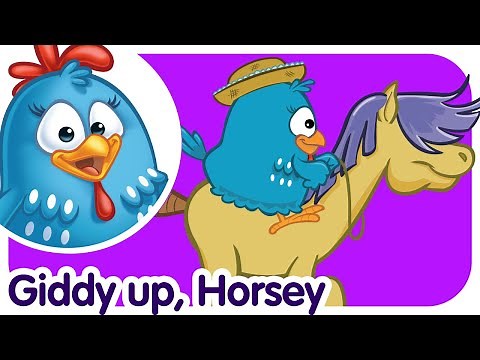Giddy Yp, Horsey | Lottie Dottie Chicken | Nursery Rhymes For Kids