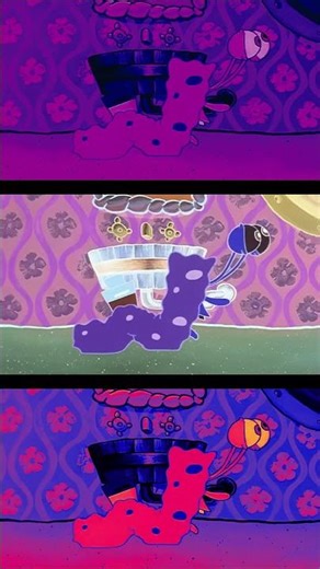 SpongeBob transform into a snail sparta effects