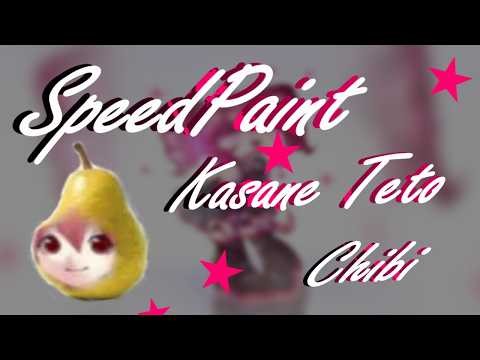 Speedpaint Chibi Kasane Teto | UTAU Fanart #KasaneTeto #UTAU #Speedpaint #Chibi