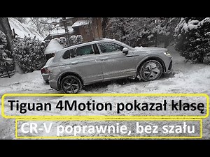 Tiguan 4Motion + Nokian vs. AWD w CR-V + Goodride | Ciężkie zimowe warunki w górach