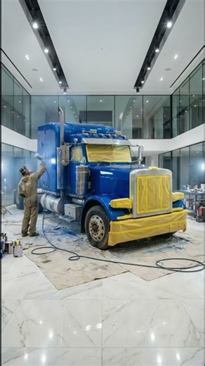 This Truck Became a Real Optimus Prime #shorts #transformers #diy