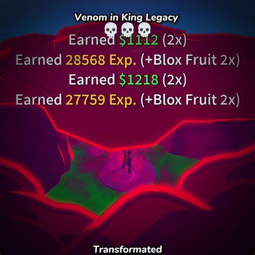 BloxFruits VS King Legacy • Venom V #roblox #bloxfruits #kinglegacy