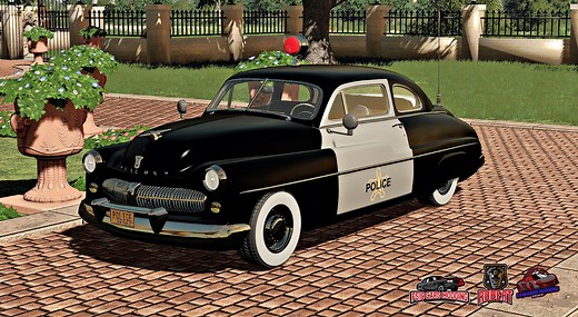 MERCURY EIGHT COUPE POLICE 1949 V1.0 - FS19 mod - FS19.net