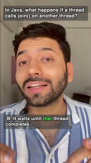Java join() Explained ☕ Multithreading Interview Question #shorts #java #interview #softwareengineer