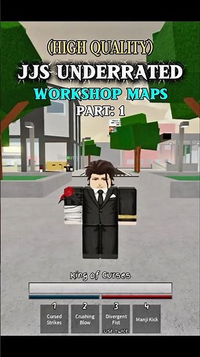 Top 5 UNDERRATED JJS Workshop Maps You NEED to Try #jjs #jujutsushenanigans #roblox #maps