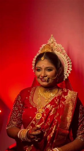 Royal Bengali Bride Look 👑 | Makeup Transformation