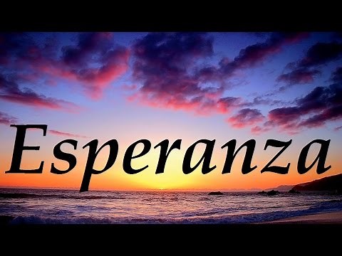 Esperanza, significado y origen del nombre