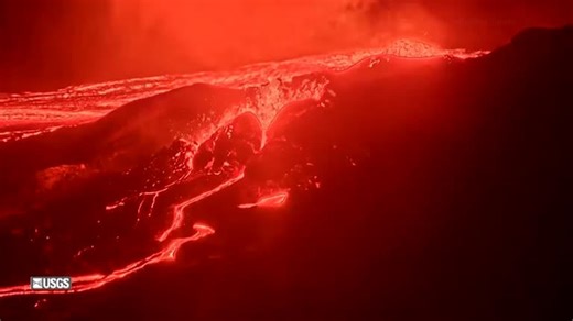 Lava flows from Hawaii's erupting Kilauea volcano
