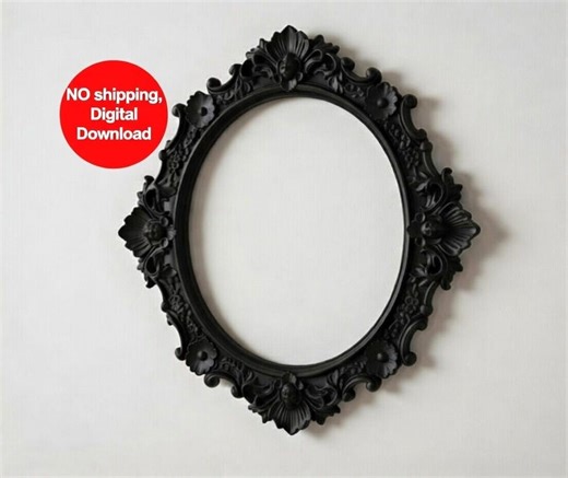 Gothic Picture Frame STL File, Vintage Wall Decor, 3D Print Files, Gothic Frames - Etsy Canada