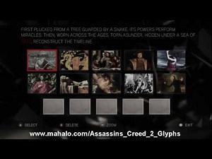 Assassin's Creed 2 Walkthrough - Glyph Puzzle #7 HD