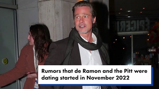 Brad Pitt’s new girlfriend, Ines de Ramon, wears ‘B’ necklace in his honor