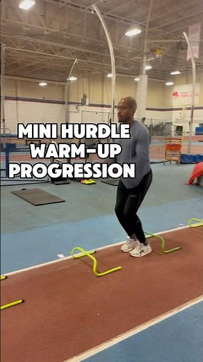 Mini Hurdle Warm-up Progression to Improve Sprinting Form