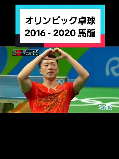 馬龍と樊振東の卓球オリンピック決勝