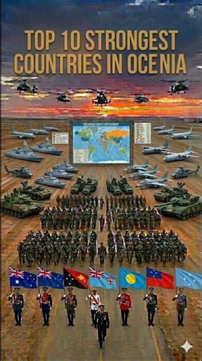 TOP 10 STRONGEST COUNTRIES IN OCEANIA
