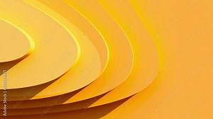 Orange color design for website, poster, brand identity, brochure, presentation template. Yellow line curve design on abstract sandy background. Abstract background with soft waves. 3D illustration