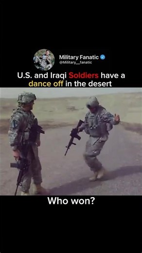 Soldiers Having Fun in Iraq🕺