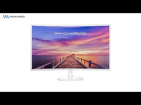 Samsung 32 inch CF391 Curved Monitor LC32F391FWNXZA Unboxing