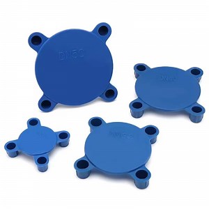 [Hot Item] 150lb 1inch Plastic Pipe Flange Full Face HDPE Four-Eye Flange Cap for Steel Valves