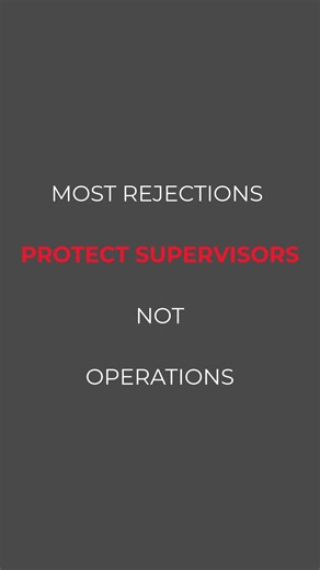 Operations adjust, supervisors absorb. That’s why many rejections happen quietly. #security #hiring #operations #workstandards