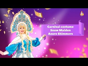 ❄️ Snow Maiden Azure Shimmers | Carnival Costume by Carnival Mascot | Christmas & New Year 2026