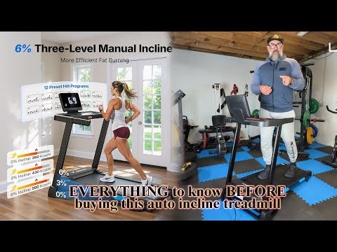 MERACH Incline Treadmill | 6%–15% Incline | 3.0HP Motor | Foldable Home Treadmill with App