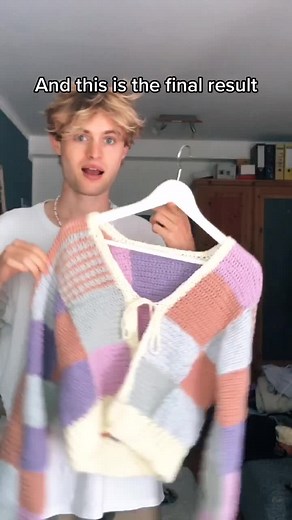 DIY Crochet Cardigan Tutorial Inspired by Harry Styles