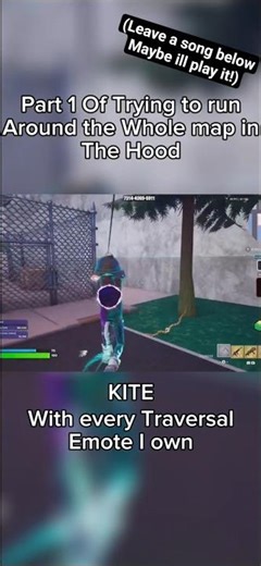 Trying To Emote around the WHOLE map with Every Traversal Emote I own PART 1: "Kite!"