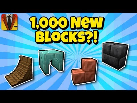 4,421 NEW BLOCKS! Blockz+ | Free Minecraft Bedrock Add-on / Mod! (How To Use 1.20) Video #2