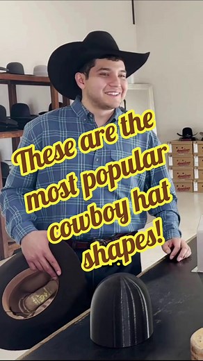 Hat shapes are different all over the country, and really all over the world. These are just a few popular options in the Austin, TX area, and a little about Canadian preferences. This video taken from our interview at @Double R Hat House #cowboy #cowboyhat #rodeo #horses #pbr #americanhatco