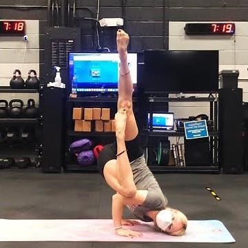 How to Do the Fallen Angel Yoga Pose