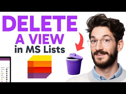 How to DELETE a VIEW in Microsoft Lists (Step by Step)