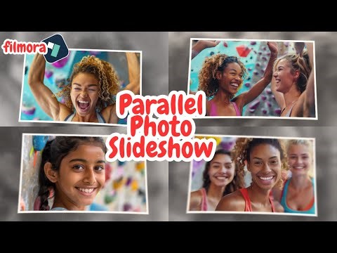 Creative Parallel Photo Slideshow in Filmora 14