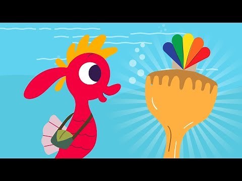 The Super Shell Hunt | Learn Colours for Toddlers with Sea School