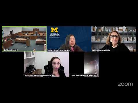 Hon. J. Cedric Simpson's Landlord Tenant Docket on 03/20/2026