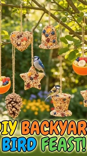 5.4K views · 84 reactions |  DIY Backyard Bird Feast – Sweet Treats...