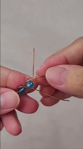 simple bracelet | copper wire | Bead Jewelry | stone have hole | DIY