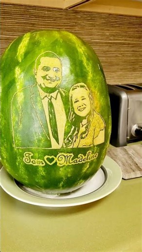 Watermelon Art #fruitcarvingsbyjannet