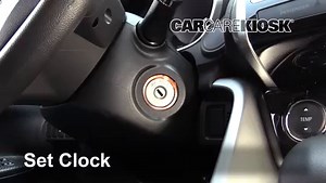 How to Set the Clock / Change Time on a 2018 Mitsubishi Eclipse Cross LE 1.5L 4 Cyl. Turbo