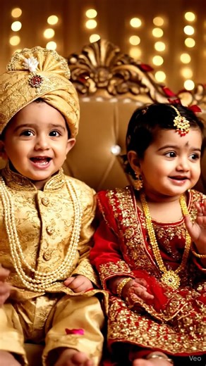 “Baby Bride vs Camera — Cutest Wedding Moment Ever! 😂📸”