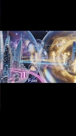 City of the Cosmic Bubbles 🌌✨ | Futuristic Dream City | 4K Cinematic Loop