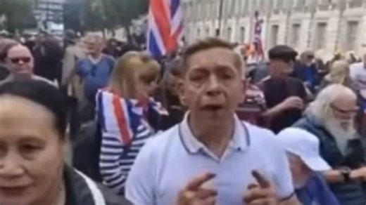 Tommy Robinson supporter calls for Sir Keir Starmer to be ‘assassinated’ at anti-migrant march in London | LBC