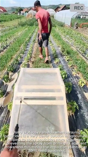 Plant Spray ShieldTool Reduces Drift and ProtectsCrops Efficiently #viral #shorts #video #technology