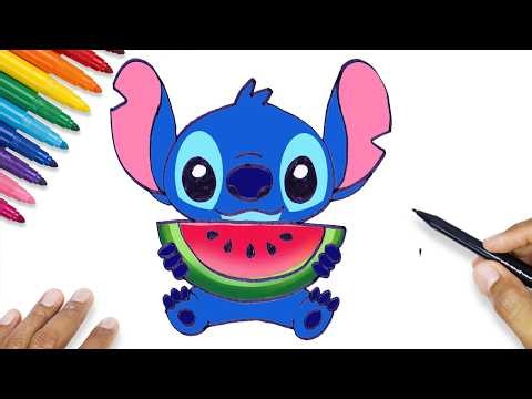 HOW TO DRAW STITCH EASY AND CUTE