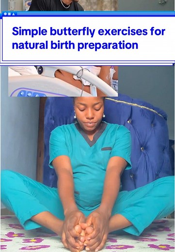 Simple Butterfly Exercises for Natural Birth Preparation