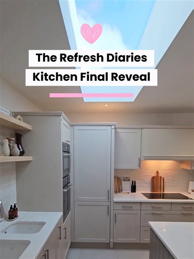 This £1,000 kitchen now looks like THIS… and we didn’t replace it 👀 Just a few small changes (and a little help from ChatGPT@ChatGPT ) made the biggest difference Did we match the inspo? #kitchen #home #budget #interior #refresh