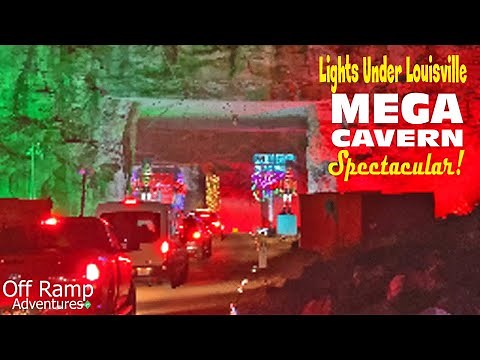 Louisville Mega Cavern - HUGE Underground Drive Through Christmas Lights Display