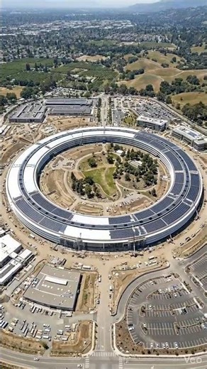 $5 Billion Apple Headquarters Construction from Zero🤯🤯 #usa #california #apple