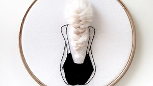 3D Hair Embroidery: Two Different Ways to Add Flowing Hair to Your Art | Floor Giebels | Skillshare